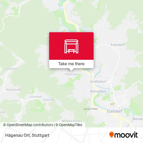 Карта Hägenau Ort