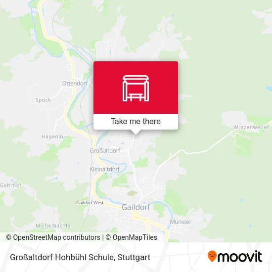 Карта Großaltdorf Hohbühl Schule