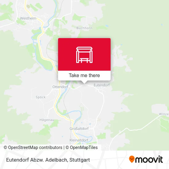 Карта Eutendorf Abzw. Adelbach