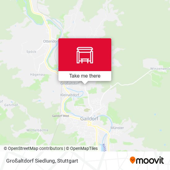 Großaltdorf Siedlung map
