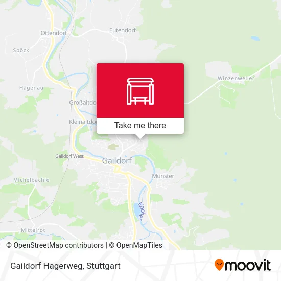 Карта Gaildorf Hagerweg