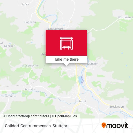 Gaildorf Centrummensch map