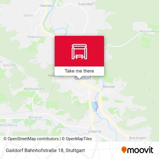 Gaildorf Bahnhofstraße 18 map