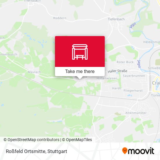Карта Roßfeld Ortsmitte