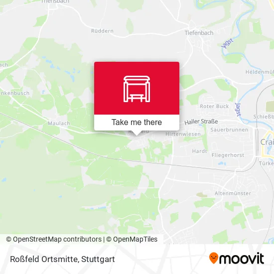 Карта Roßfeld Ortsmitte