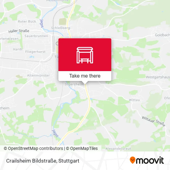 Карта Crailsheim Bildstraße