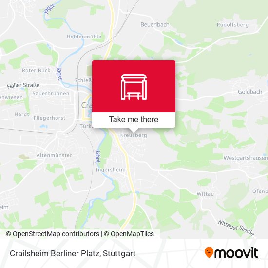 Crailsheim Berliner Platz map