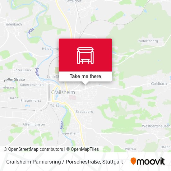 Crailsheim Pamiersring / Porschestraße map