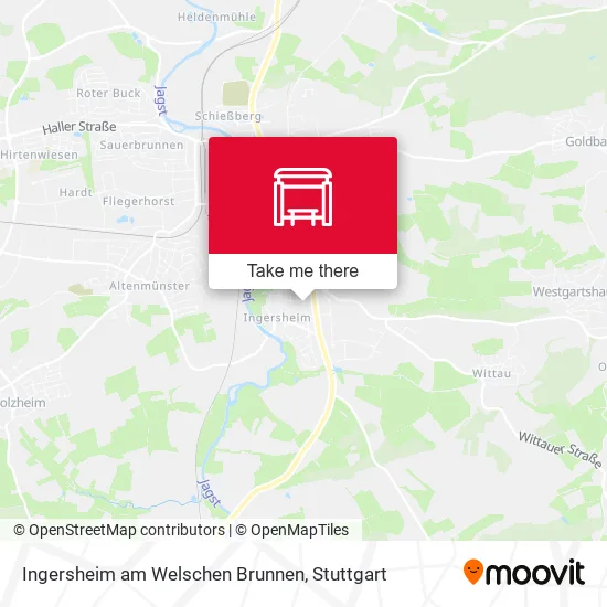 Карта Ingersheim am Welschen Brunnen