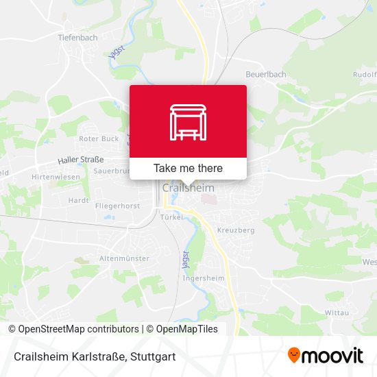 Карта Crailsheim Karlstraße
