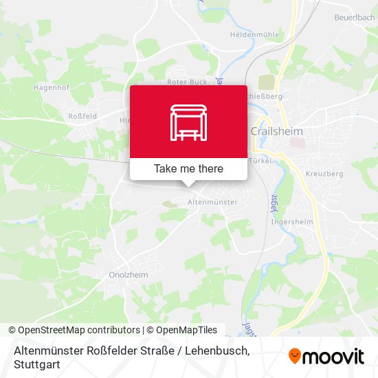 Altenmünster Roßfelder Straße / Lehenbusch map