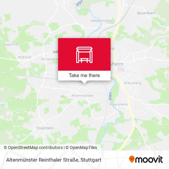 Карта Altenmünster Reinthaler Straße