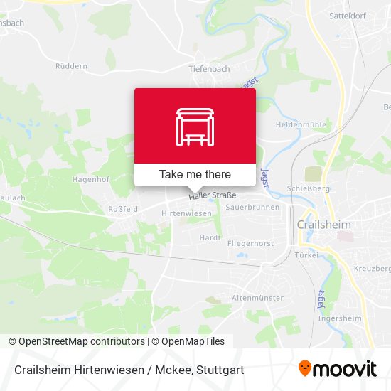 Карта Crailsheim Hirtenwiesen / Mckee