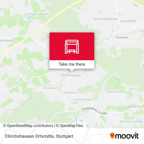 Карта Ellrichshausen Ortsmitte