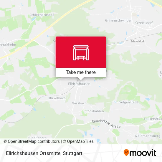 Карта Ellrichshausen Ortsmitte