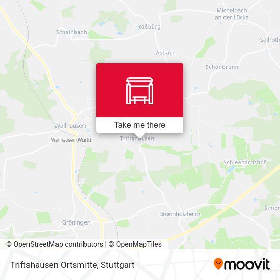 Triftshausen Ortsmitte map