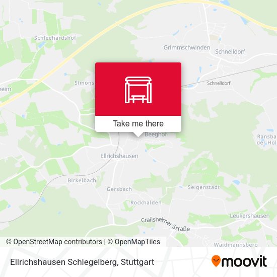 Карта Ellrichshausen Schlegelberg