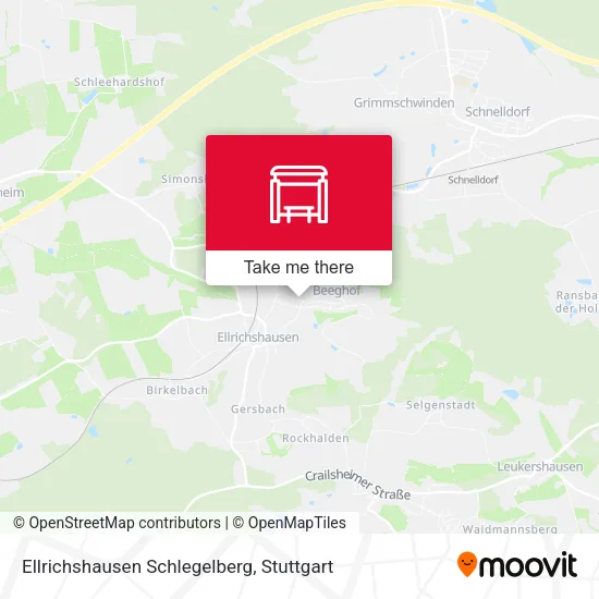 Карта Ellrichshausen Schlegelberg