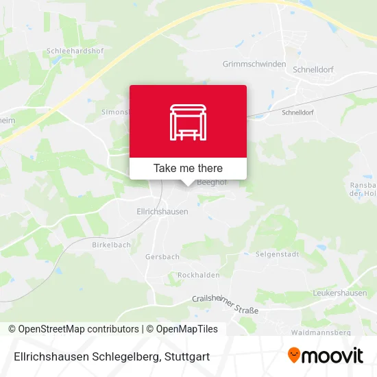 Карта Ellrichshausen Schlegelberg