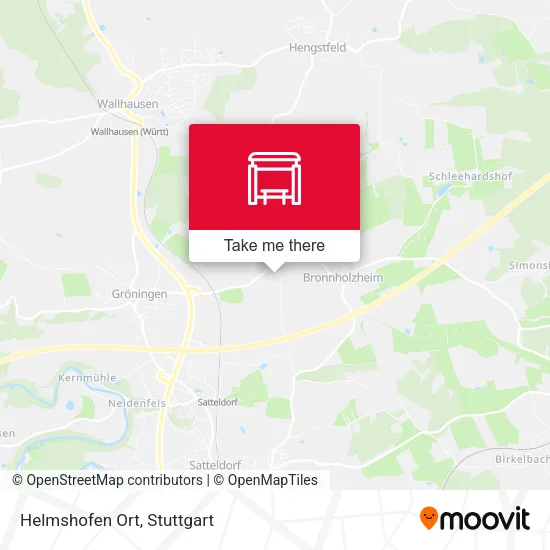 Helmshofen Ort map