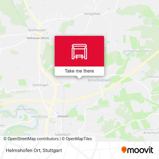 Карта Helmshofen Ort