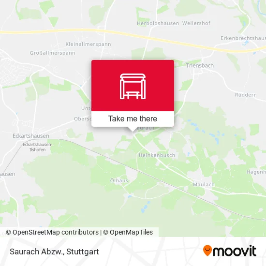 Карта Saurach Abzw.