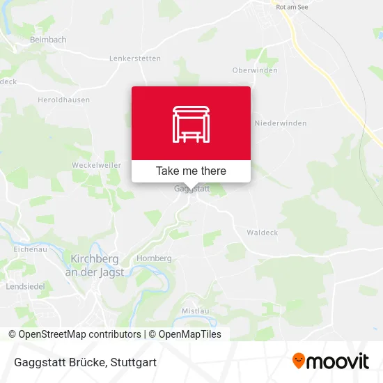 Карта Gaggstatt Brücke