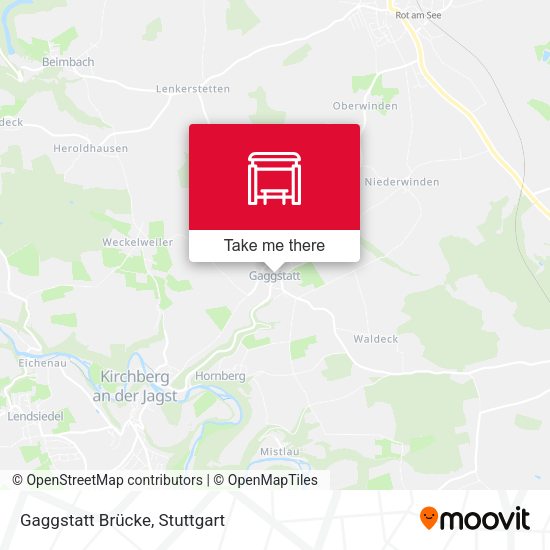 Gaggstatt Brücke map
