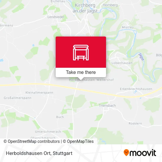 Карта Herboldshausen Ort