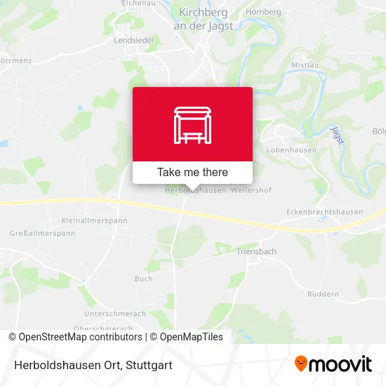 Карта Herboldshausen Ort