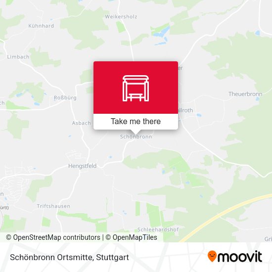 Карта Schönbronn Ortsmitte