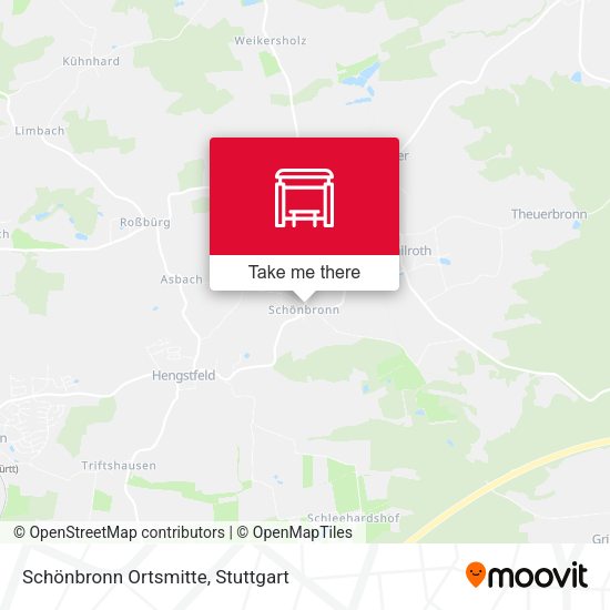 Карта Schönbronn Ortsmitte