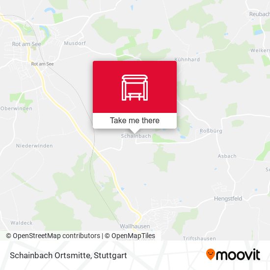 Карта Schainbach Ortsmitte