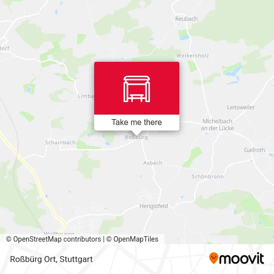 Карта Roßbürg Ort