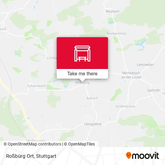 Карта Roßbürg Ort