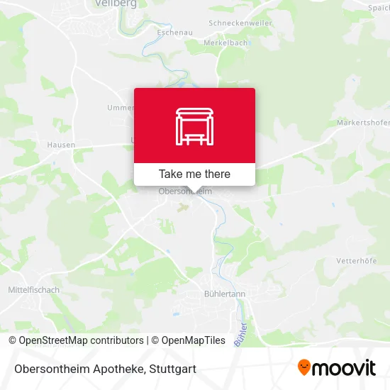Карта Obersontheim Apotheke