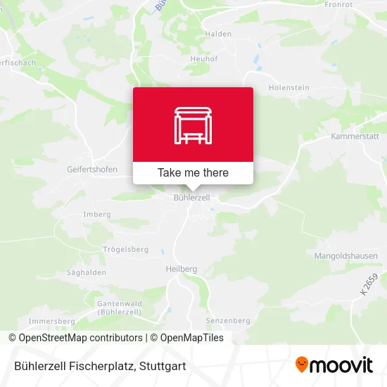 Карта Bühlerzell Fischerplatz