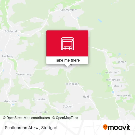 Карта Schönbronn Abzw.