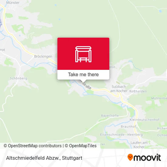 Карта Altschmiedelfeld Abzw.
