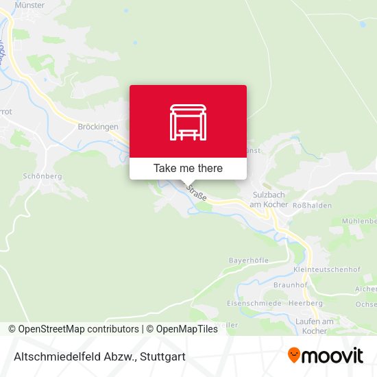 Карта Altschmiedelfeld Abzw.