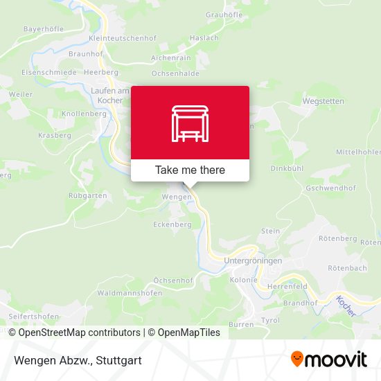 Карта Wengen Abzw.