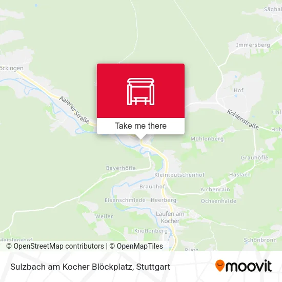 Карта Sulzbach am Kocher Blöckplatz