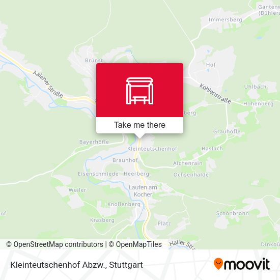 Kleinteutschenhof Abzw. map