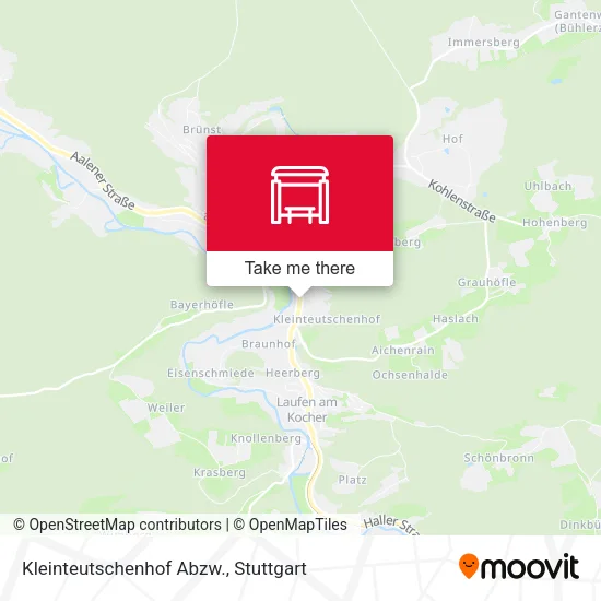 Карта Kleinteutschenhof Abzw.
