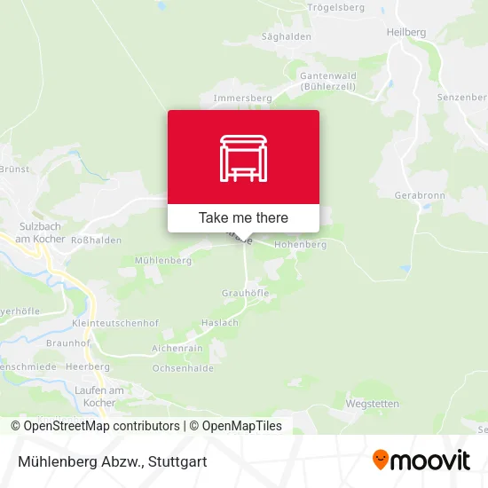 Mühlenberg Abzw. map