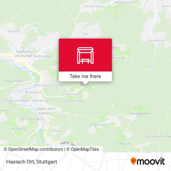 Карта Haslach Ort