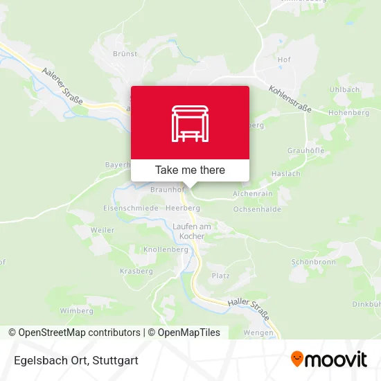 Карта Egelsbach Ort