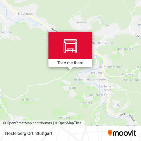 Карта Nestelberg Ort