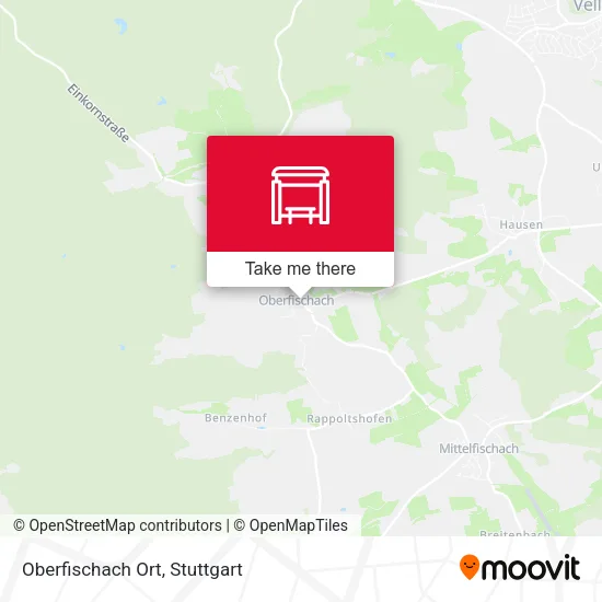 Карта Oberfischach Ort