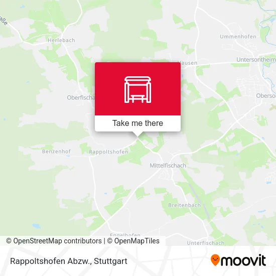 Карта Rappoltshofen Abzw.